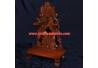 Standar Tempat keris duduk tengah tombak lung burung HB isi 3 22x48x56 cm WYM