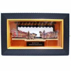 Pigura wayang kulit 26x16 cm Wirantha  WWW