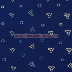 Bahan 2 m Kebayak Kembang cengkeh Biru tua MYT