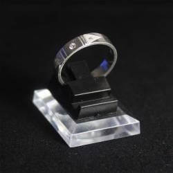 Cincin Perak 925 polos Batu Circon   HTS