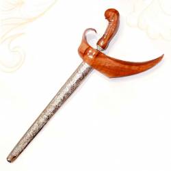 Keris Ladrang Solo Telesium Tatah crom perak