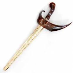 Keris Ladrang Solo Sonokeling Slorok Kerawang Emas