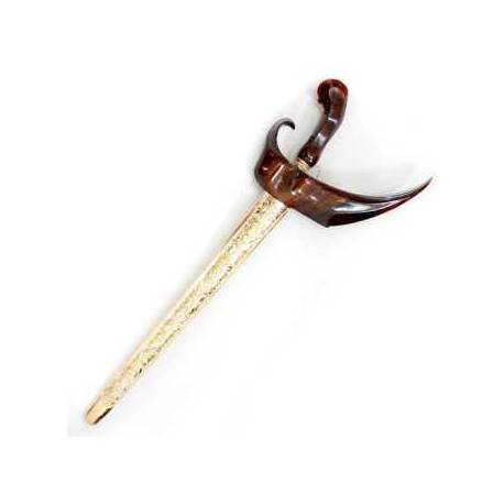 Keris Ladrang Solo Sonokeling Slorok Kerawang Emas