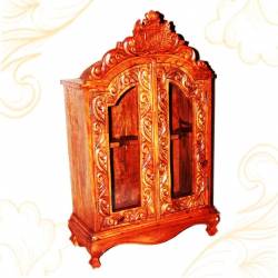 Almari Keris isi 4-5 Kompeni cunduk HB Isi 5-6 54x22x88  cm WYM
