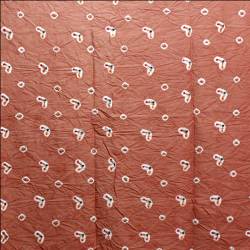 Bahan Kebayak Jumputan Kendit 2 m Coklat SRL