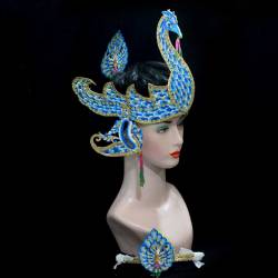 Irah-irahan Jamang Merak Biru 1 Stel SGM