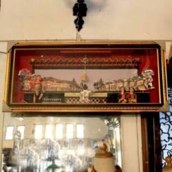 Pigura Dalang sinden gareng wayang kulit 100x45X13 cm Punokawan WWW