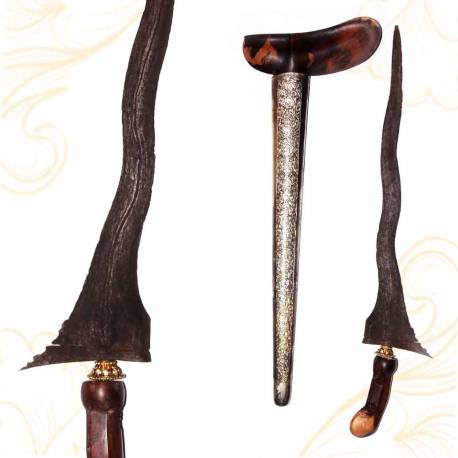 Keris Pulang geni Luk 5 Mrambut Cirebon (B2)