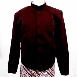 Beskap Yogya Merah Bordo LL MYT
