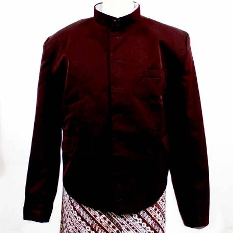 Beskap Yogya Merah Bordo LL MYT