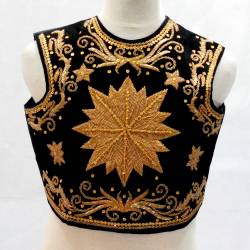 Baju Gatutkoco Bludru SM Hitam SGM
