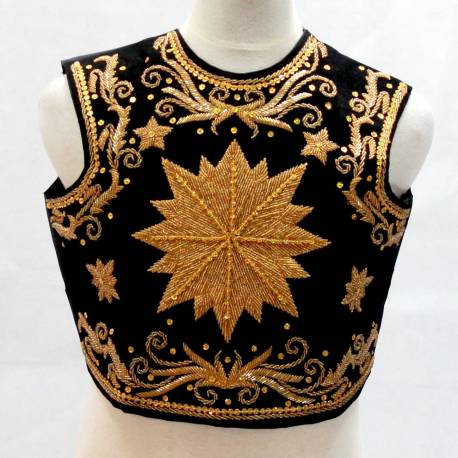 Baju Gatutkoco Bludru SM Hitam SGM