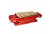 Saron Barung Kuningan gelung cat merah 80X27X22 cm SRN