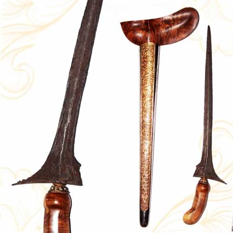Keris Mundarang Kulit Semongko Lurus Mataram (B1NS)