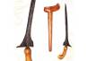 Keris Jalak Tilam Upih Kulit Semongko Lurus Mataram (B1)