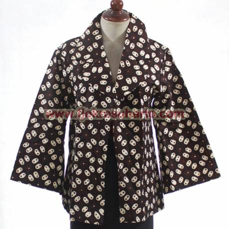 Blus kantoran lurik batik HGG