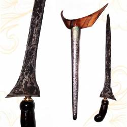 Keris Brojol Kulit Semongko mataram (B2)