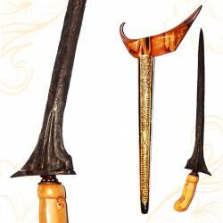 Keris Jalak Sangu Tumpeng Beras wutah Mataram (B1 NS)