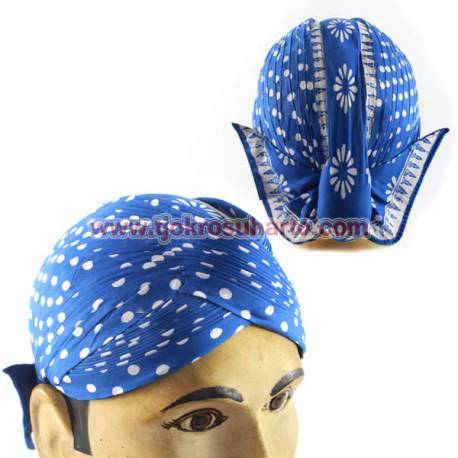 Blangkon Yogya Cap Blumbangan Dele wutah Biru Bintang dhc 207 57