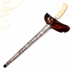 Keris Gayaman Yogya Sonokeling ukir Fiber Slorok Kerawang Crom perak
