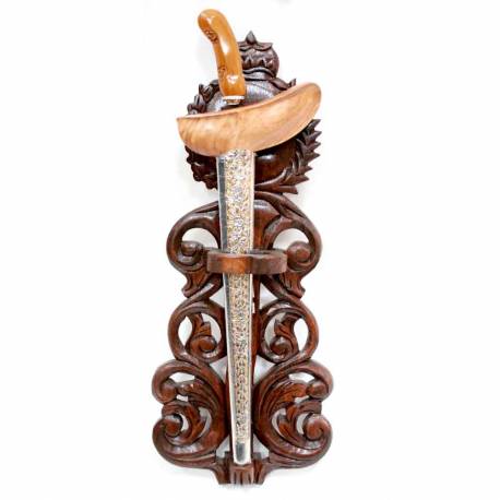 Tempat Keris Dinding Tanggung Nogo Mangkunegoro 23x48 cm WYM