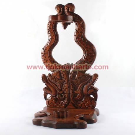 Standar keris duduk lung nogo manten 22x25x42 cm WYM