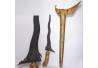 Keris Pendowo Lare Luk 5 Pancuran emas Madura (B1NS)