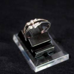 Cincin Perak 925 Inisial Bintik Tiga