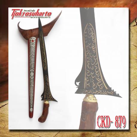 Keris Ladrang Yogya Trembalu Rajah emas Slorok Kemalo batu cpw 900