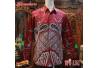 Kemeja Panjang Full Vooring  printing cabut abstrak XL