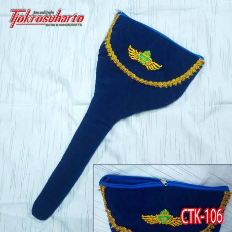 Sarung keris bludru logo PA rit